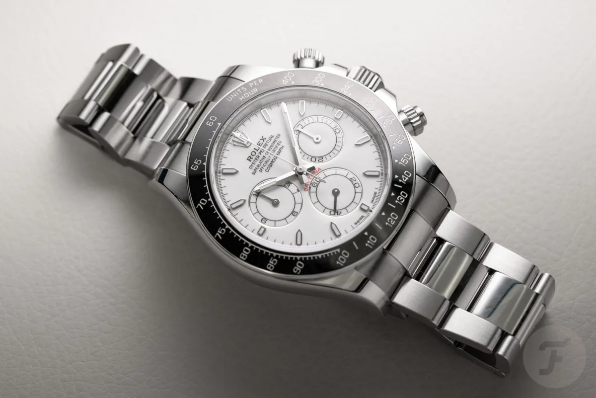Group shot of top Rolex Daytona models