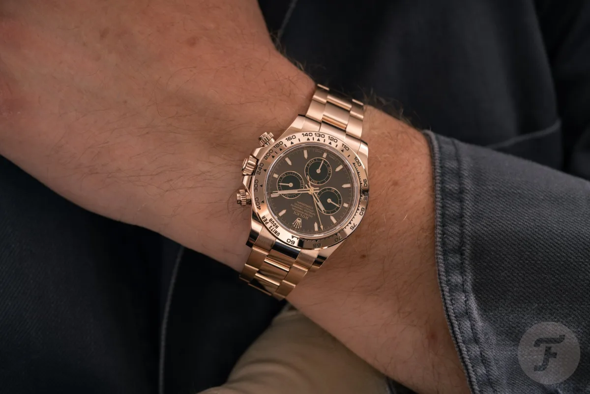 Rolex Daytona proportions and fit on wrist