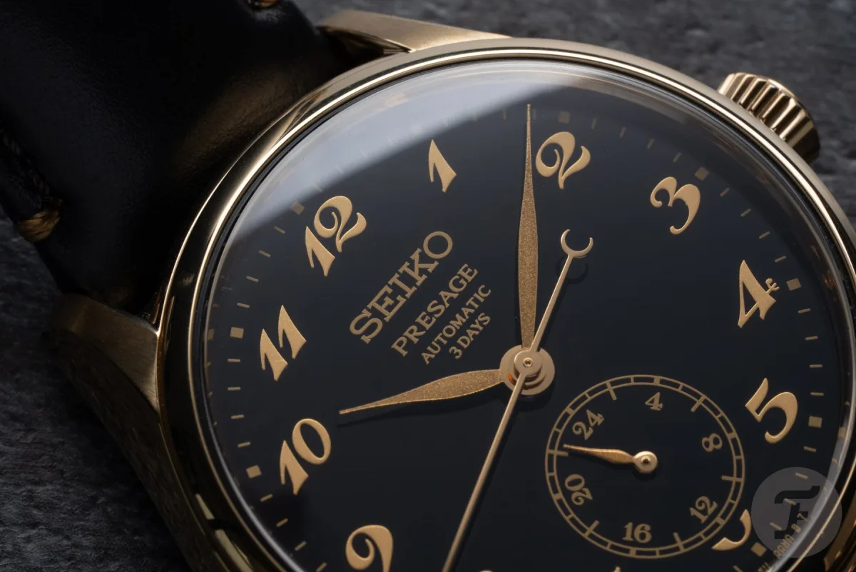 Seiko Presage HCC006 with black Urushi lacquer dial