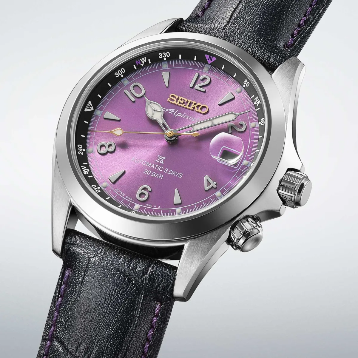 Seiko Alpinist Mechanical watch in Edo Purple