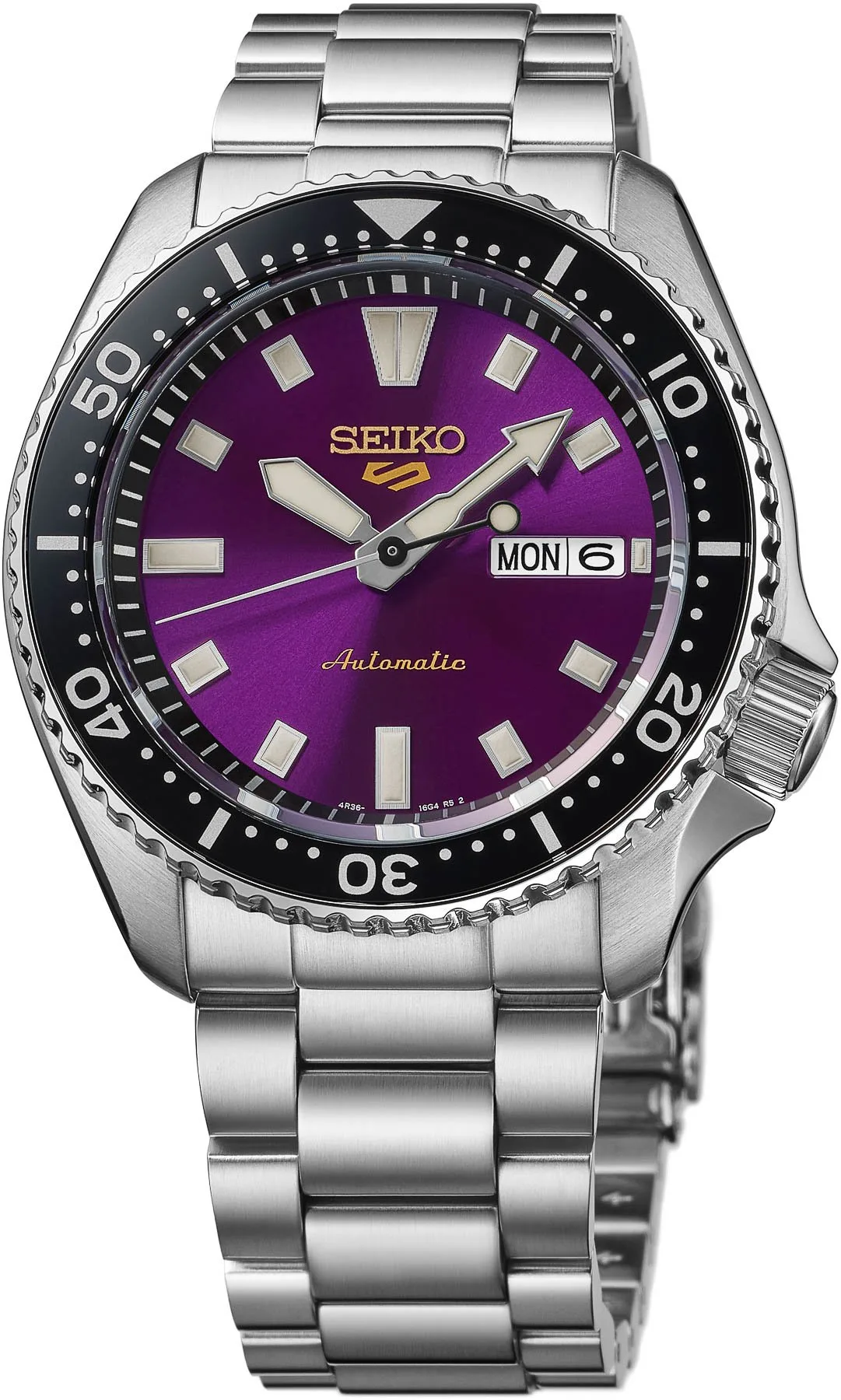 Seiko 5 Sports SKX with purple sunburst dial