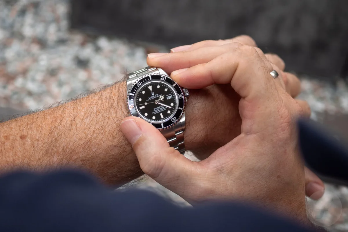 Rolex Sea-Dweller watch with bracelet