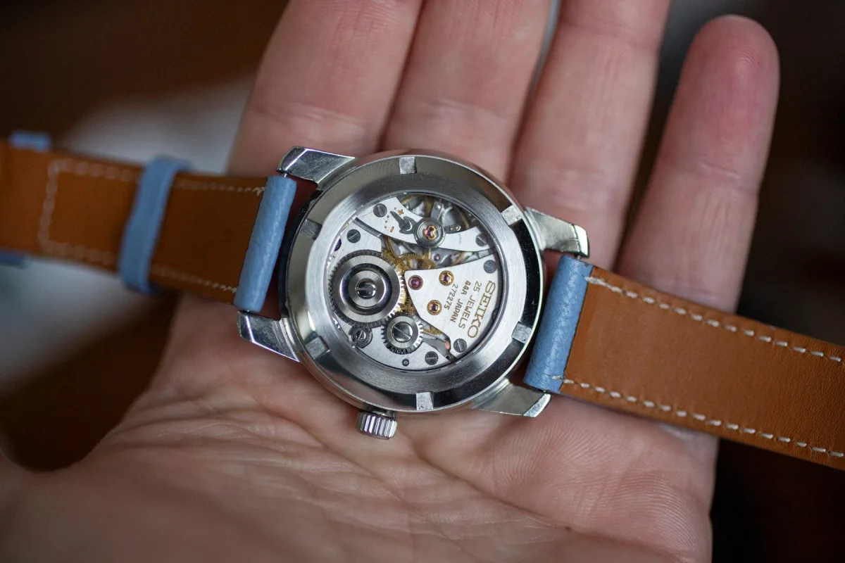 Manual winding of vintage Seiko movement