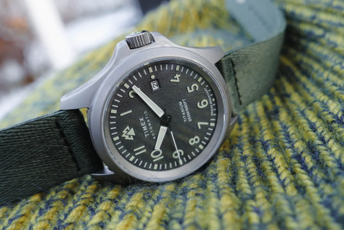 Minimalist field watch from a microbrand