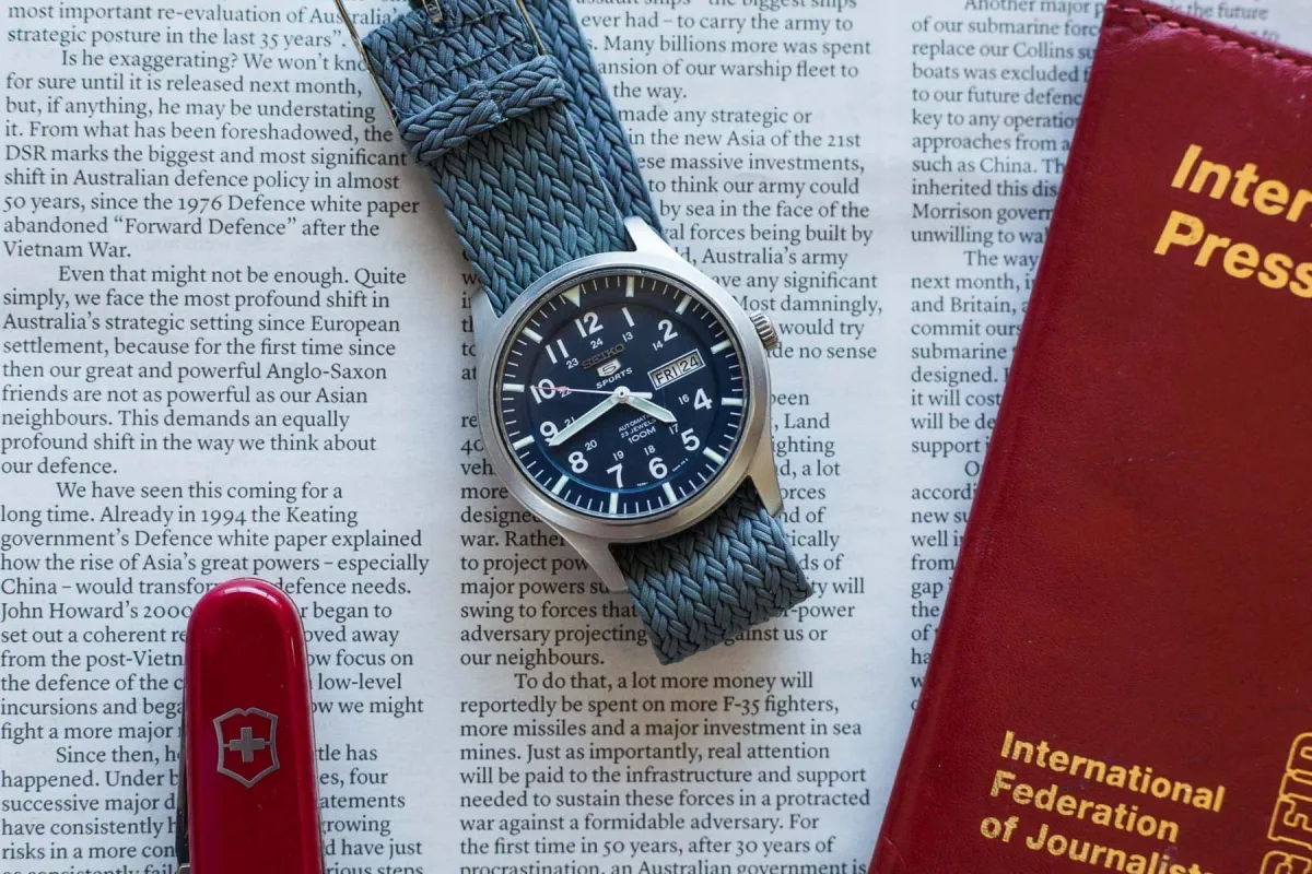 Vintage field watch collection from WW2 era