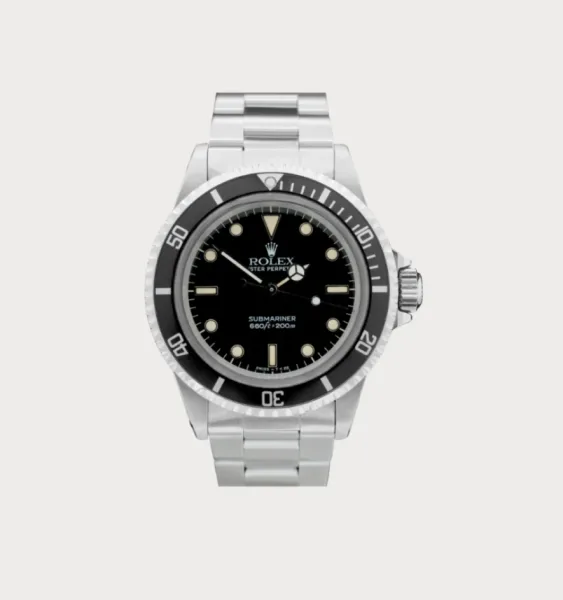 Rolex Submariner Date 16610 with classic black dial and Oystersteel case