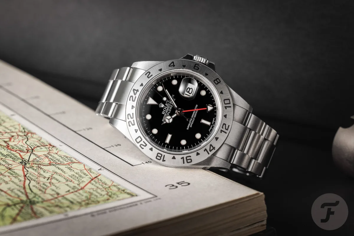 Rolex Explorer II ref. 16570 movement close-up