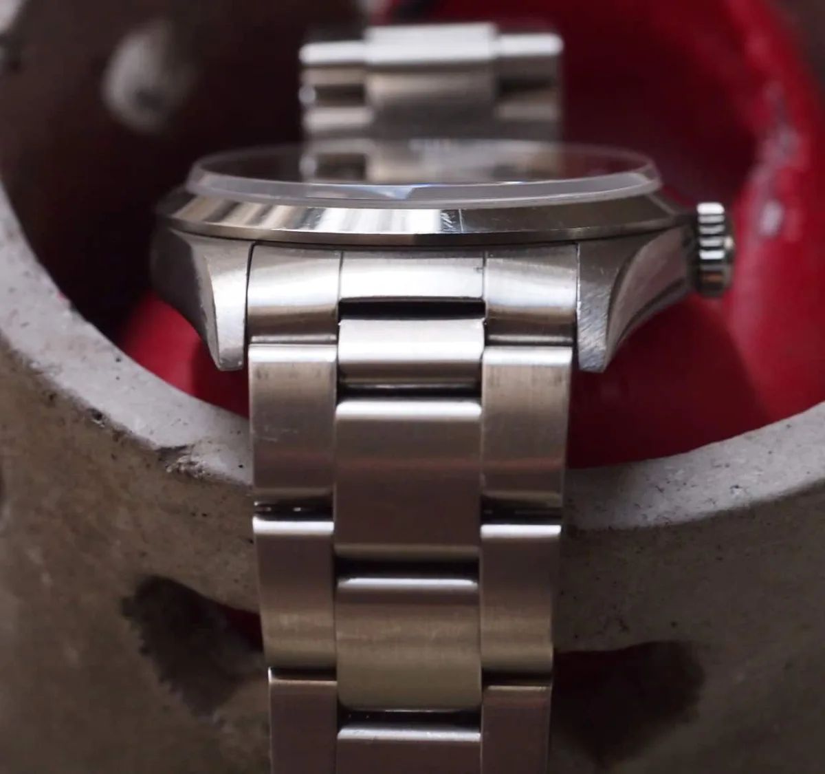 Rolex Explorer ref. 14270 watch front view