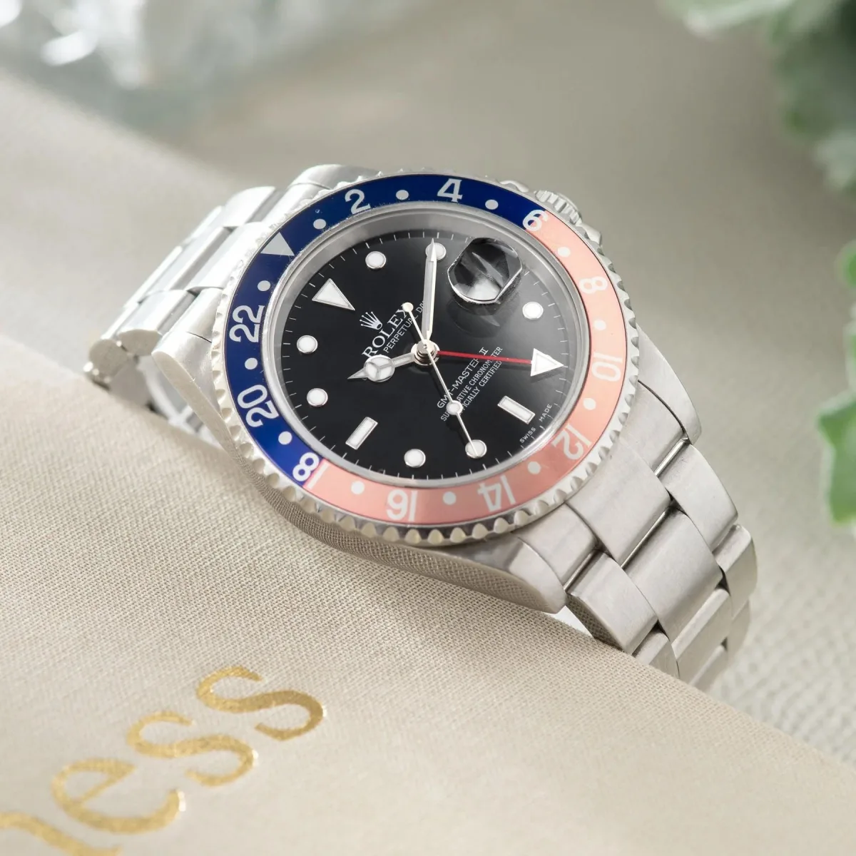 Rolex GMT-Master II ref. 16710 movement close-up