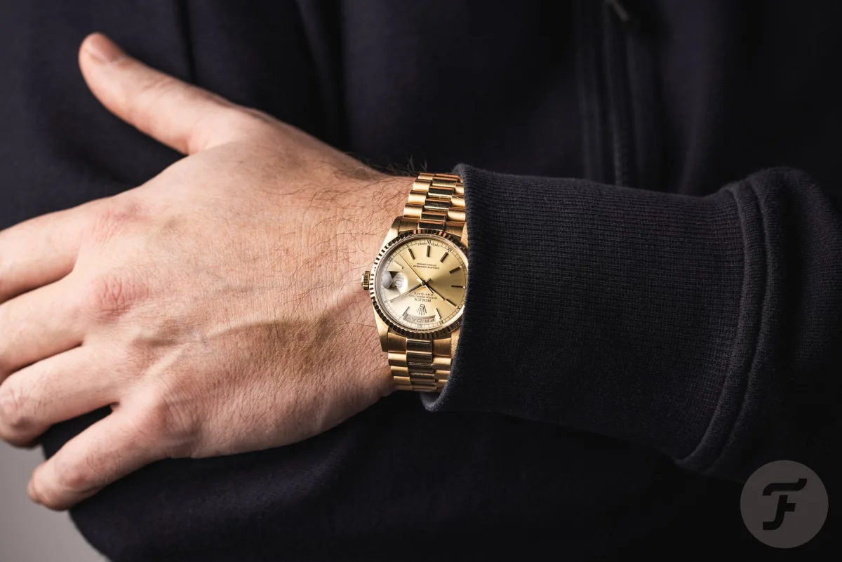 Rolex Day-Date ref. 18238 bracelet close-up