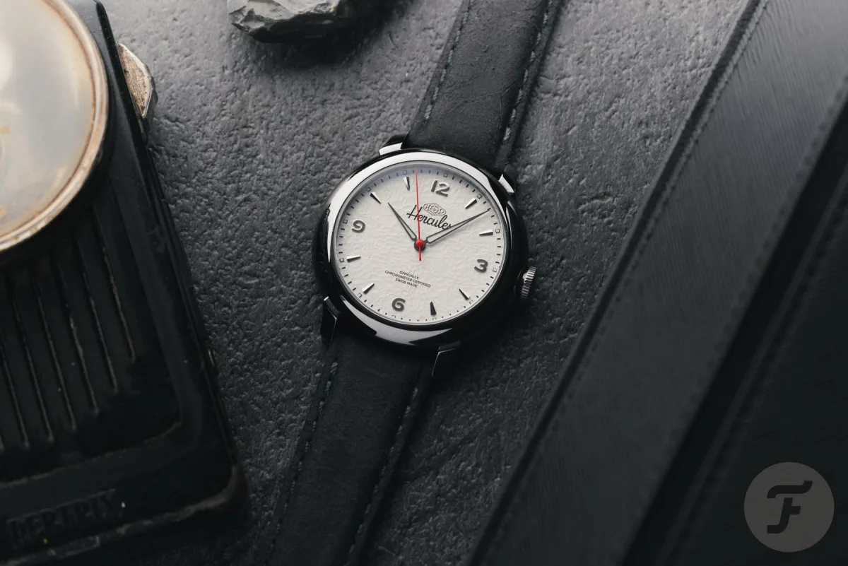HP Hercules watch presentation in Swiss Alps restaurant