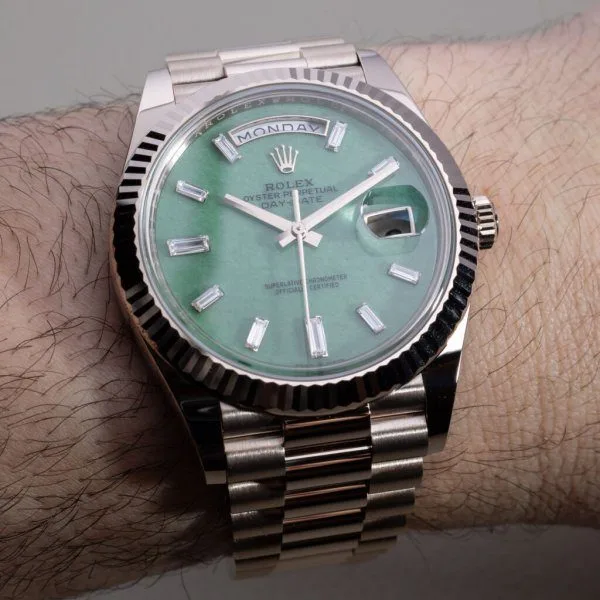 Rolex Day-Date 40 with fluted bezel