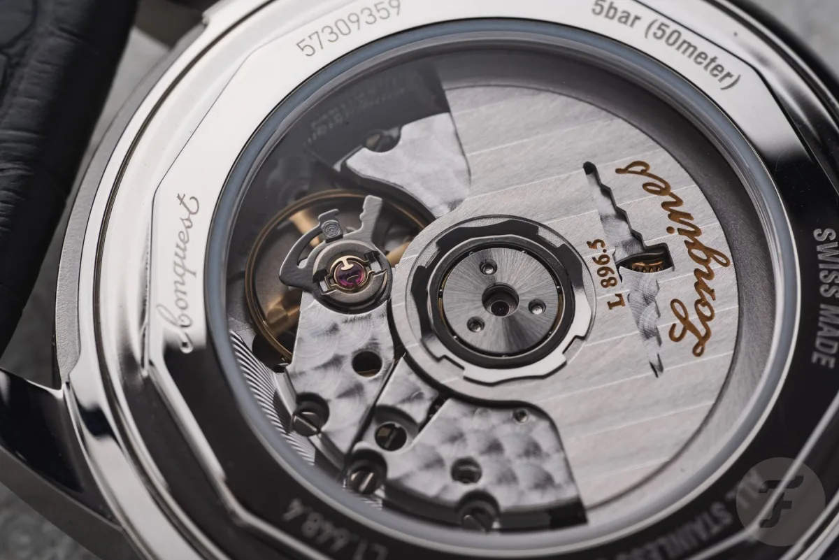Longines Conquest watch showcasing its automatic movement