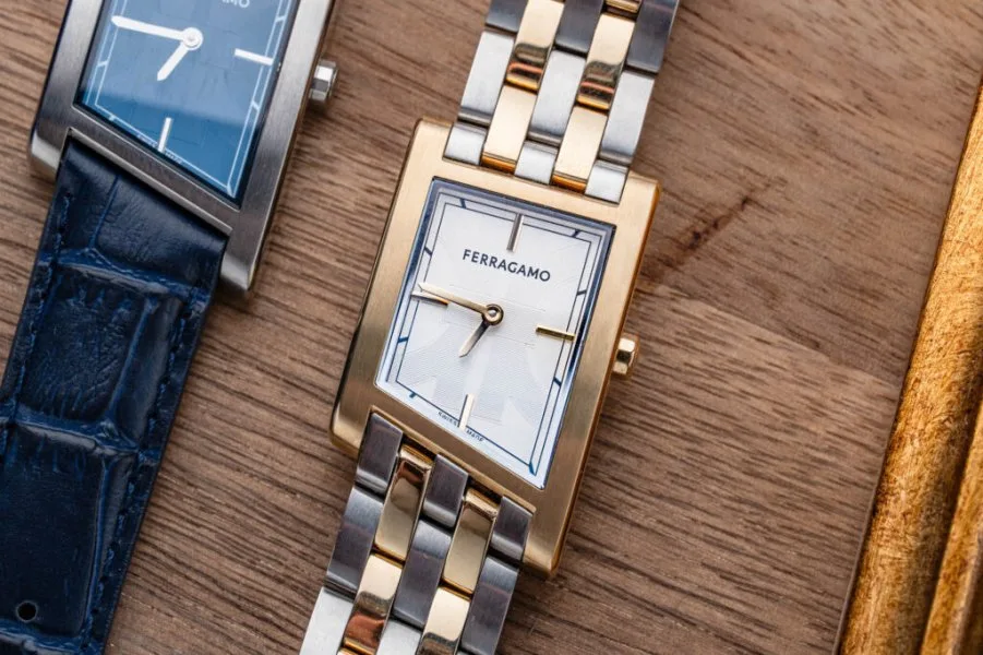Ferragamo Asymetrique watch front view