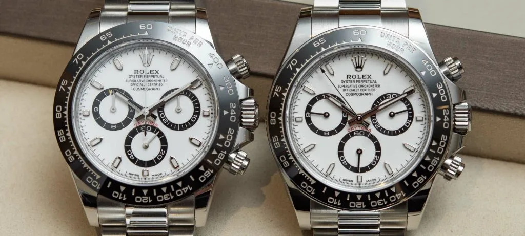Vintage Rolex Daytona model from the 1980s