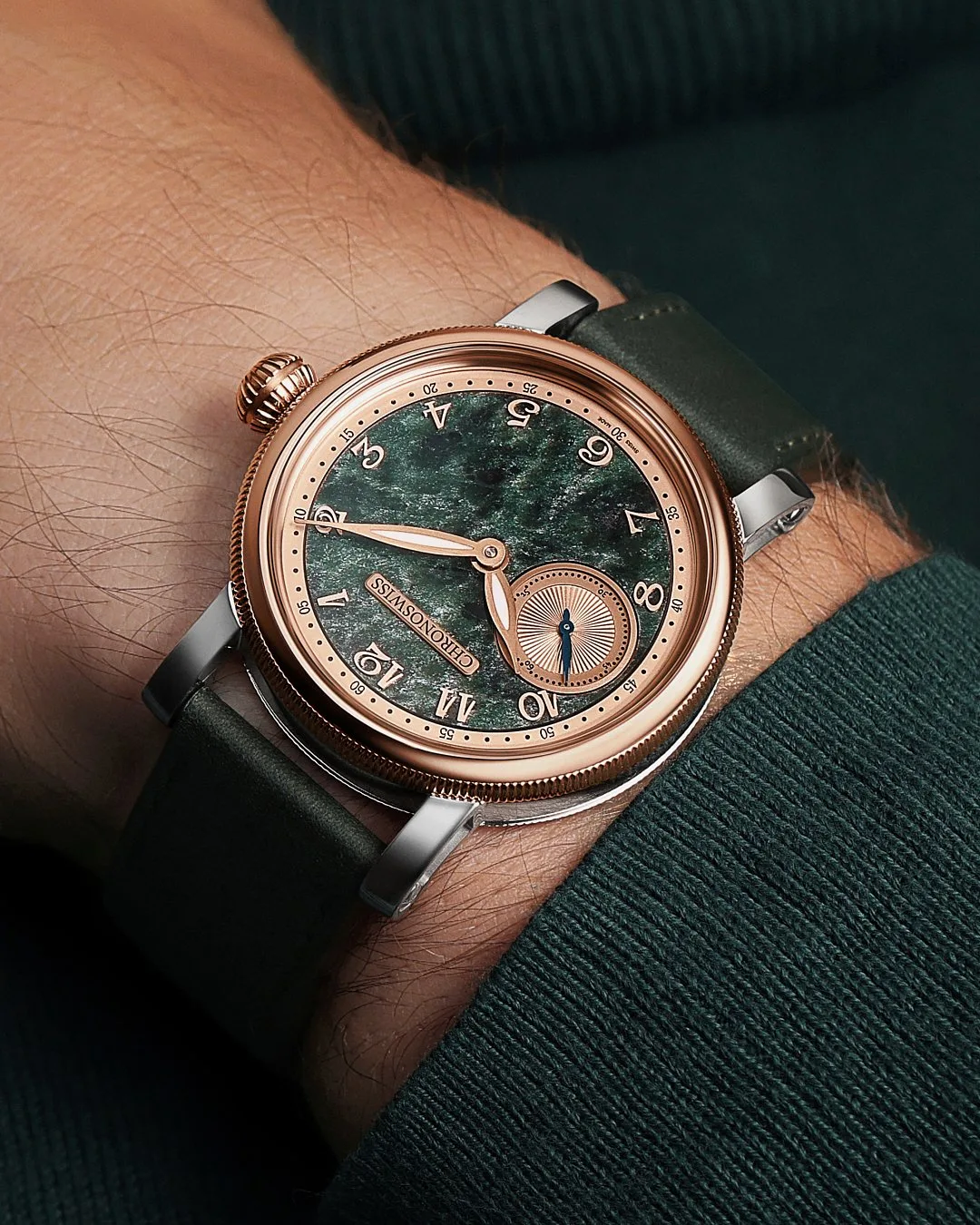 Chronoswiss Small Second watch movement and case back