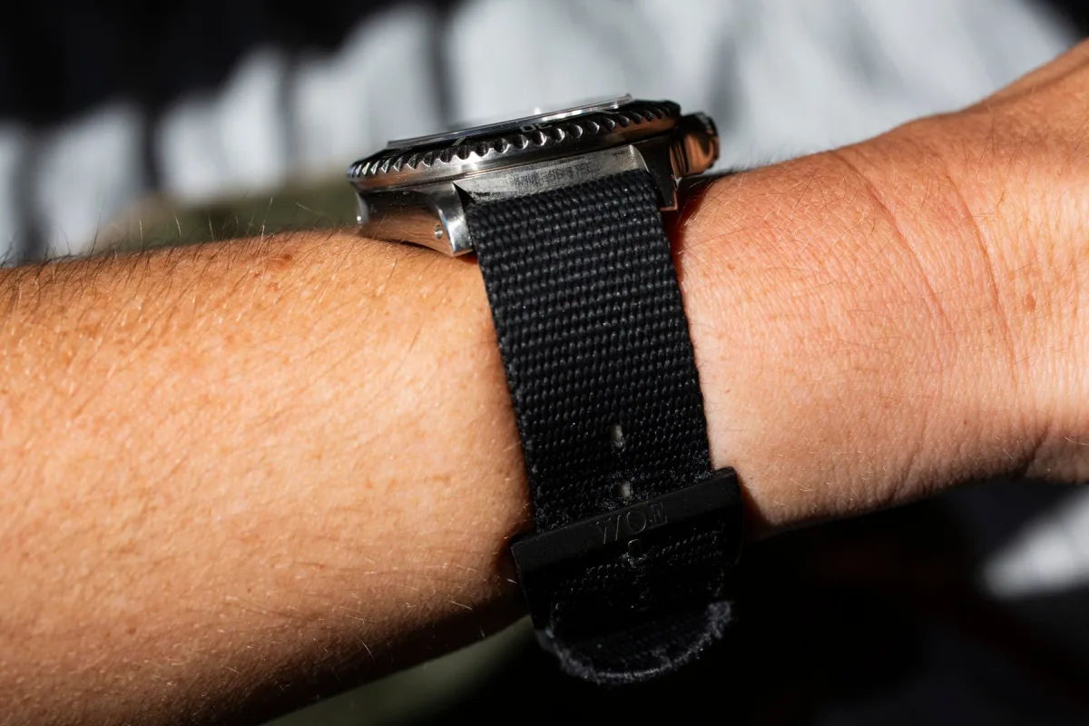 Rolex on a NATO strap displaying versatility