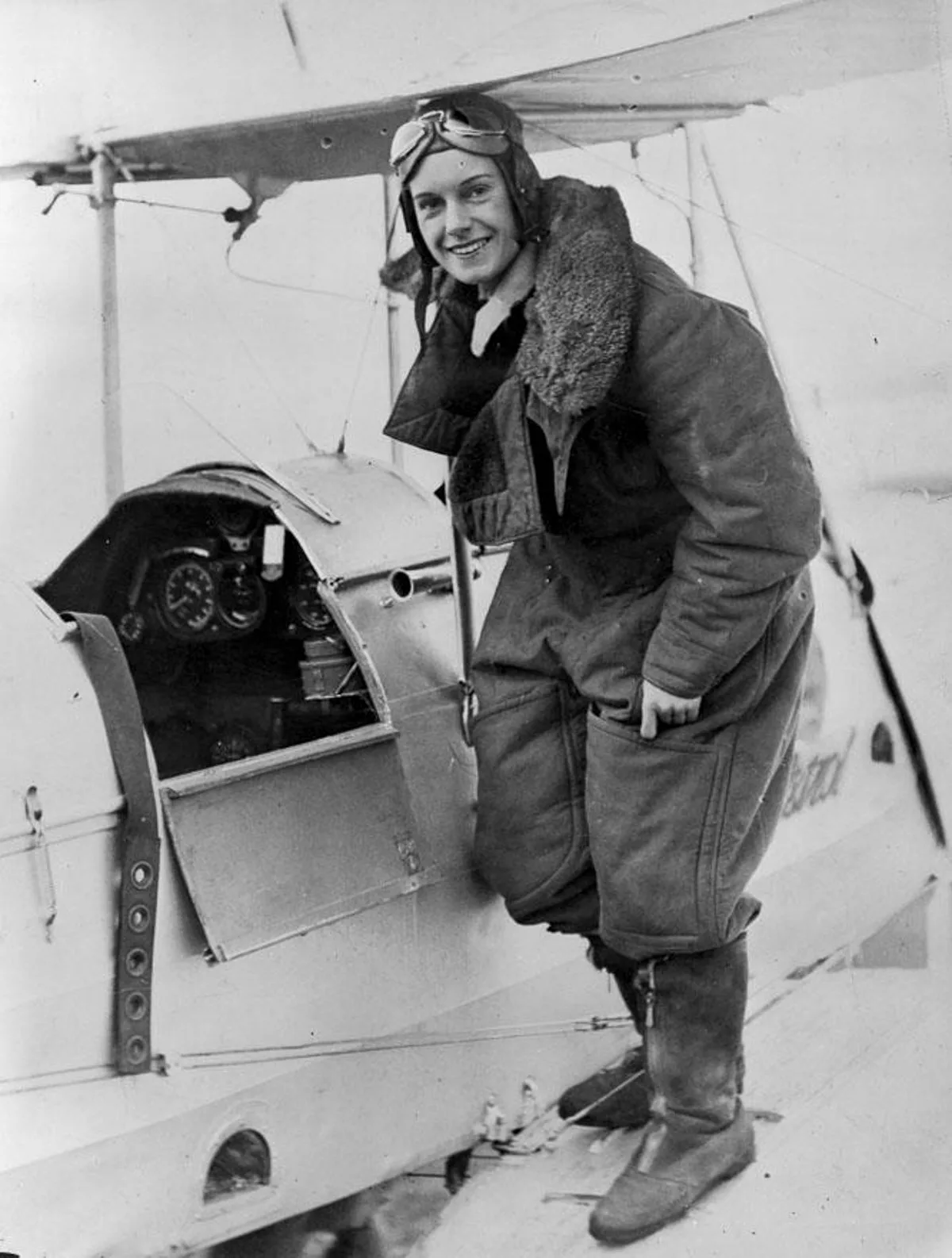 Jean Batten's aerial route map and compass