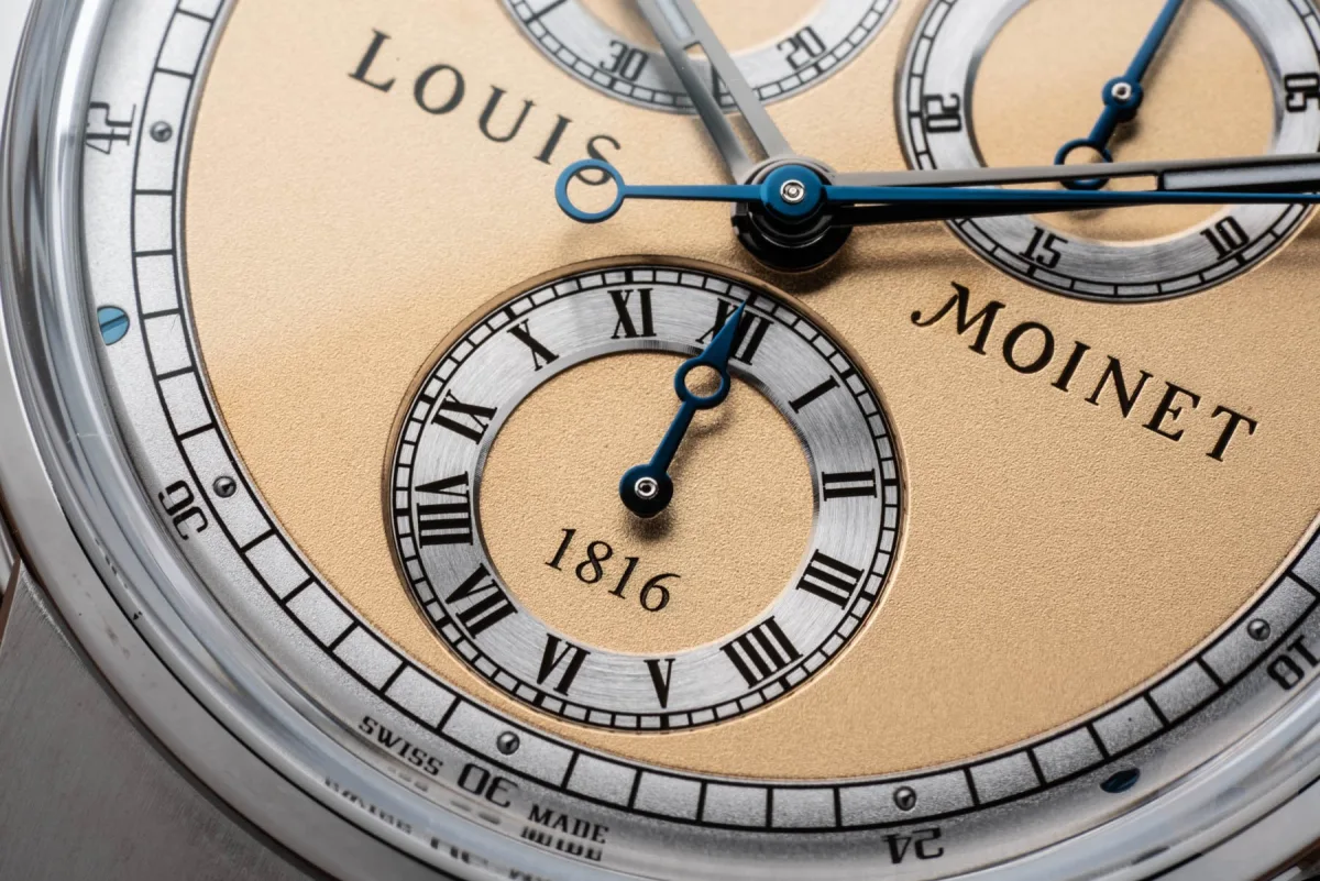 Louis Moinet 1816 Chronograph Champagne dial with champagne color