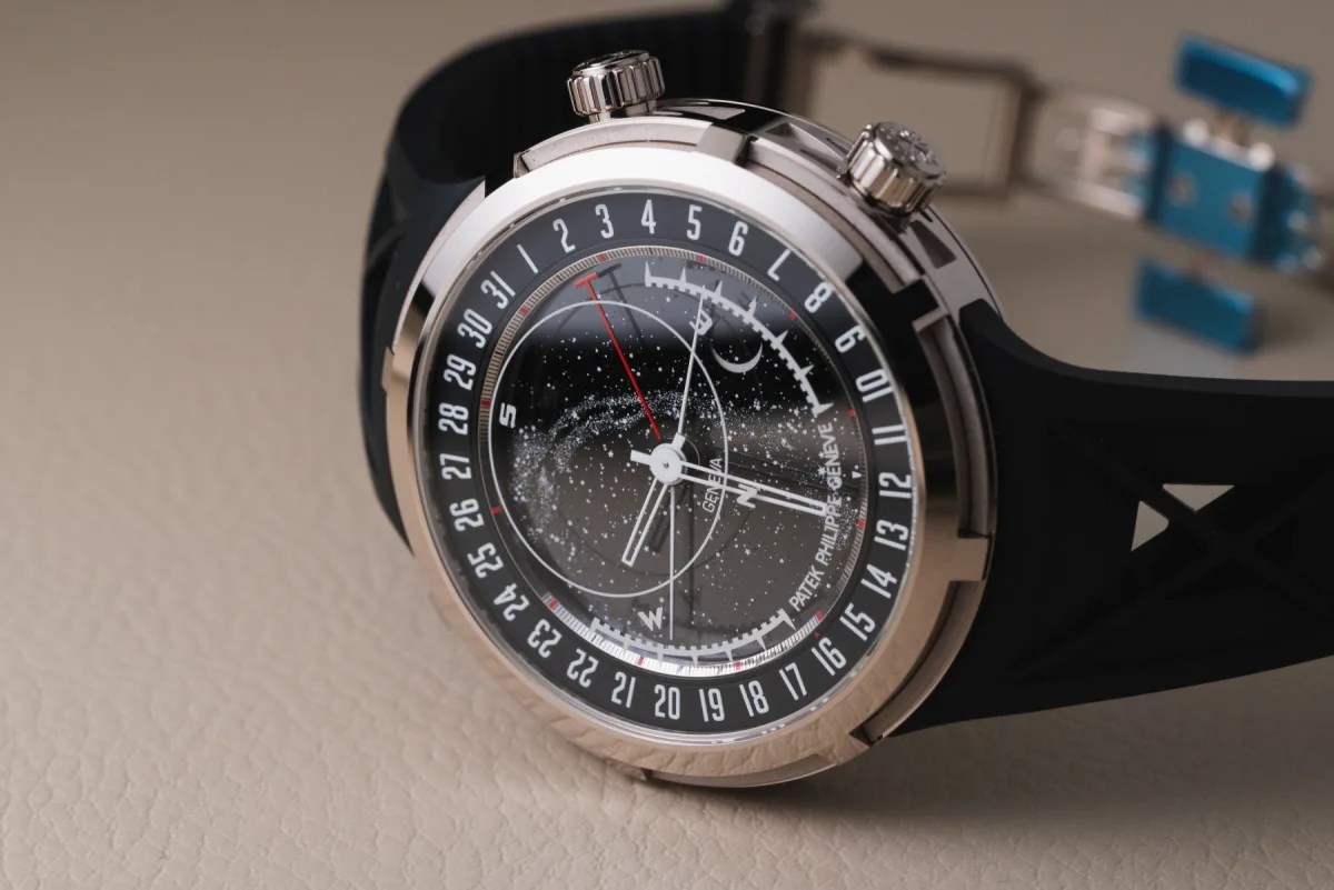 Detail view of Patek Philippe Celestial movement