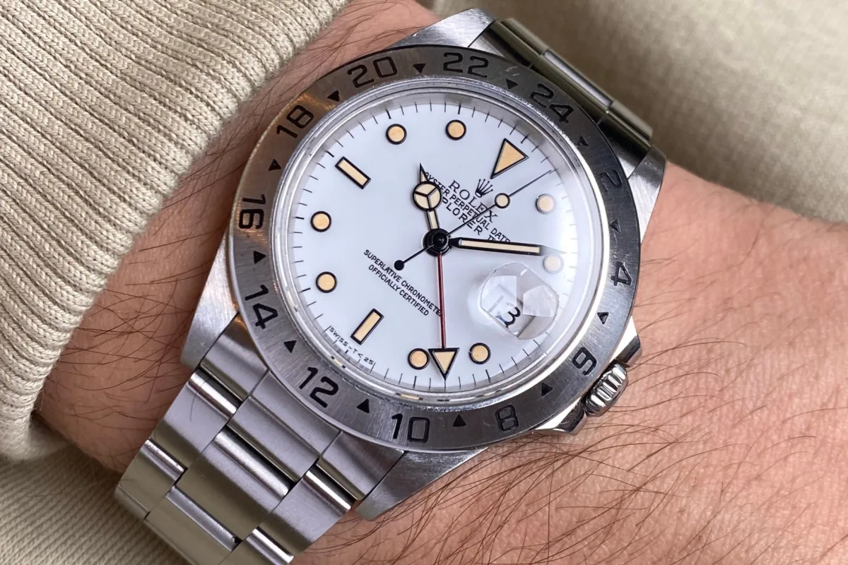 Rolex Explorer II ref. 16570 with white Polar dial