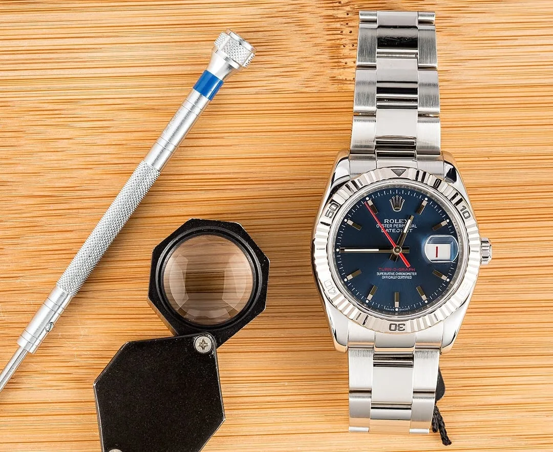 Rolex Explorer II ref. 16570 showcasing the case and bracelet details