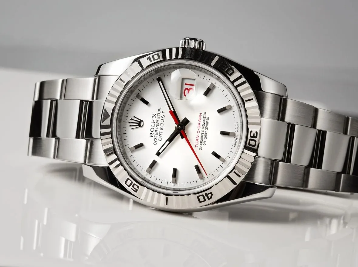 Rolex Turn-O-Graph ref. 116264 with red accents