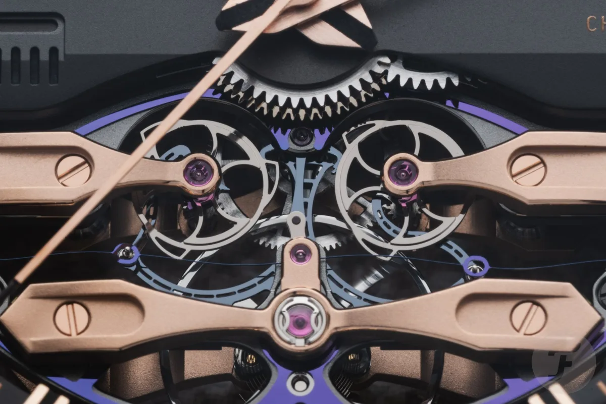 Girard-Perregaux Neo Constant Escapement silicon blade detail