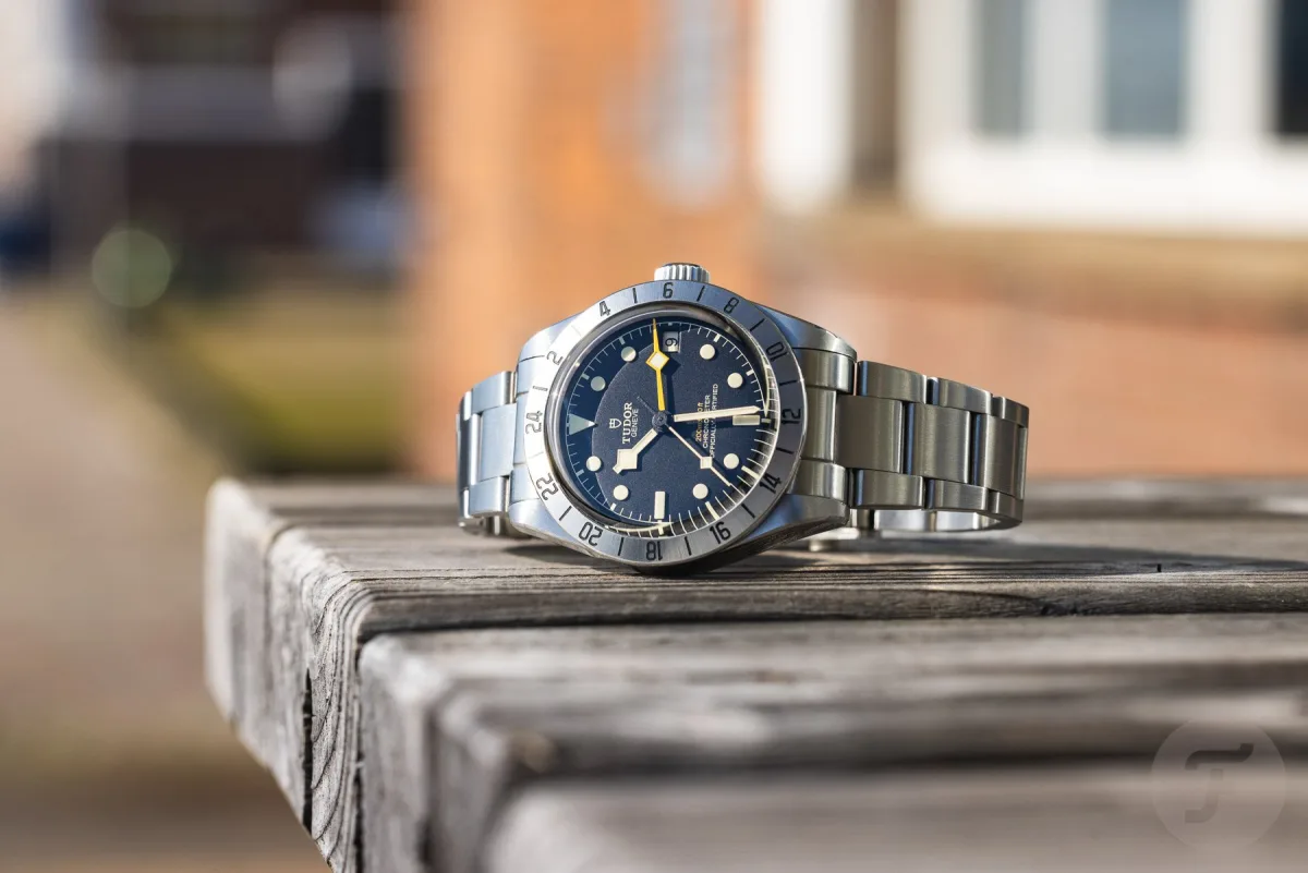Tudor Black Bay Pro on a Forstner Model O bracelet
