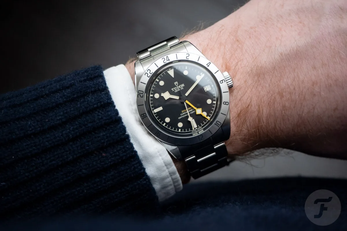 Tudor Black Bay Pro with white opaline dial