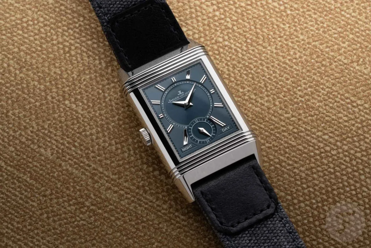 Opaline dial of Reverso Tribute Duoface
