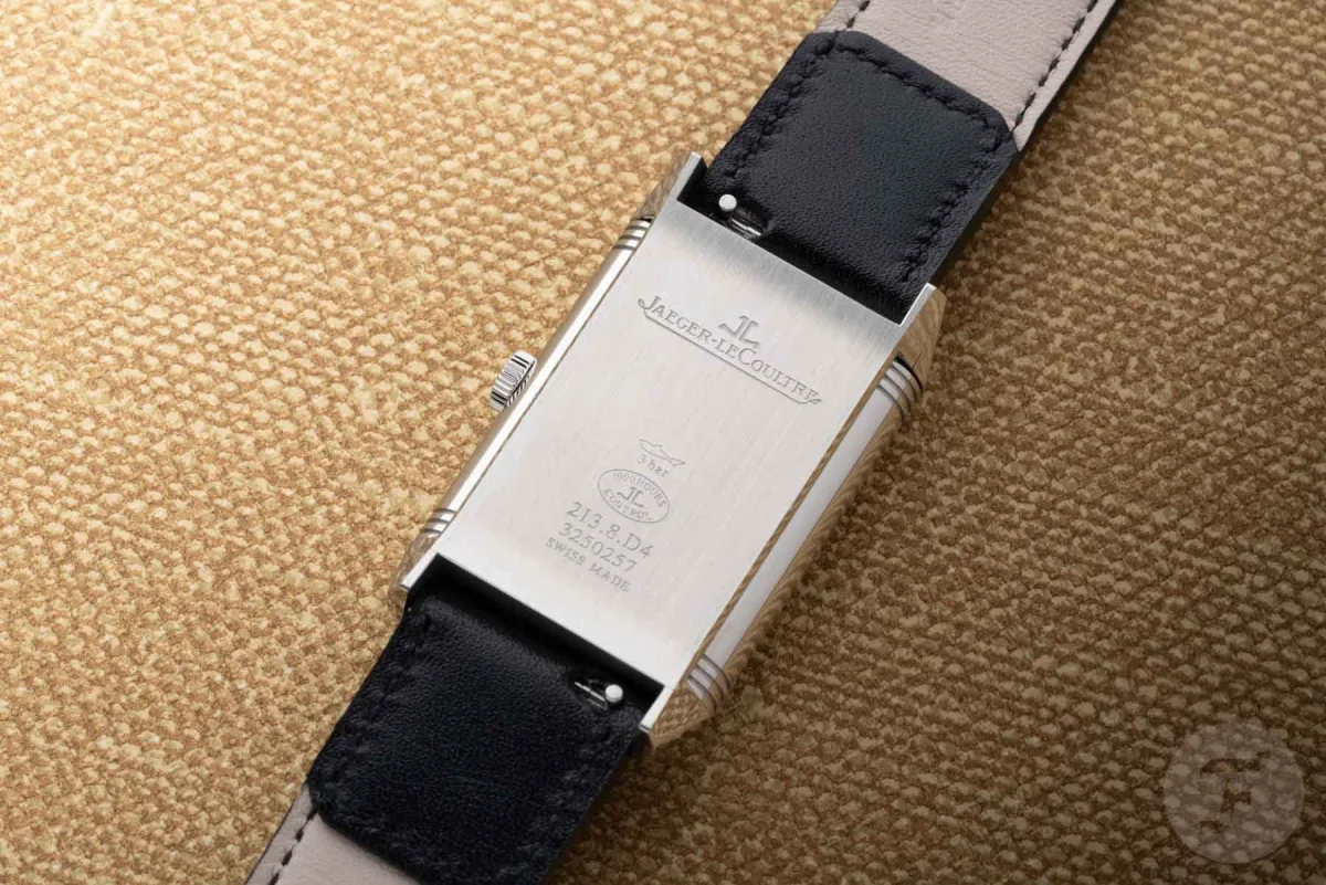 Blue sunray-effect dial of Reverso