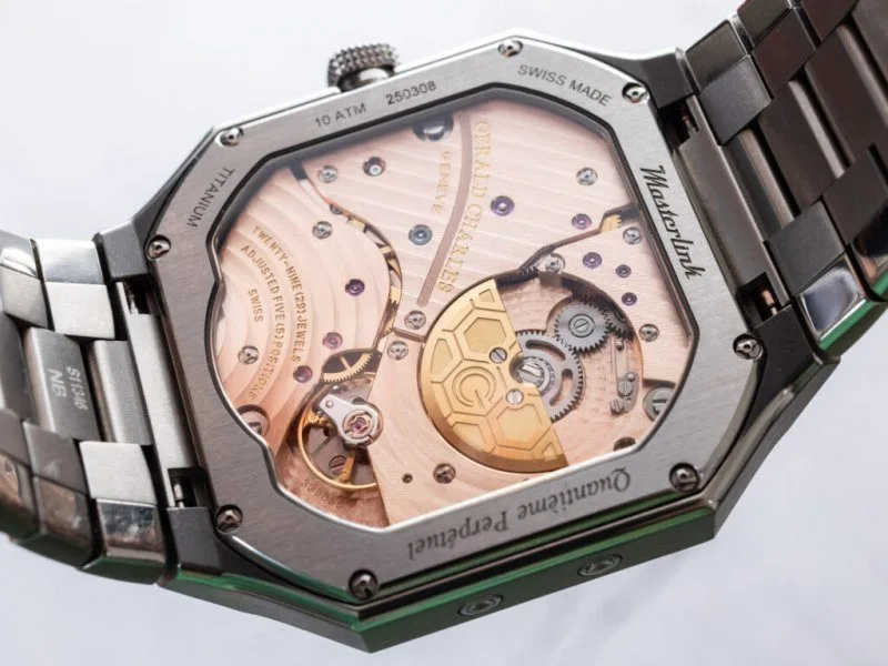 Gerald Charles Masterlink Perpetual Calendar on wrist