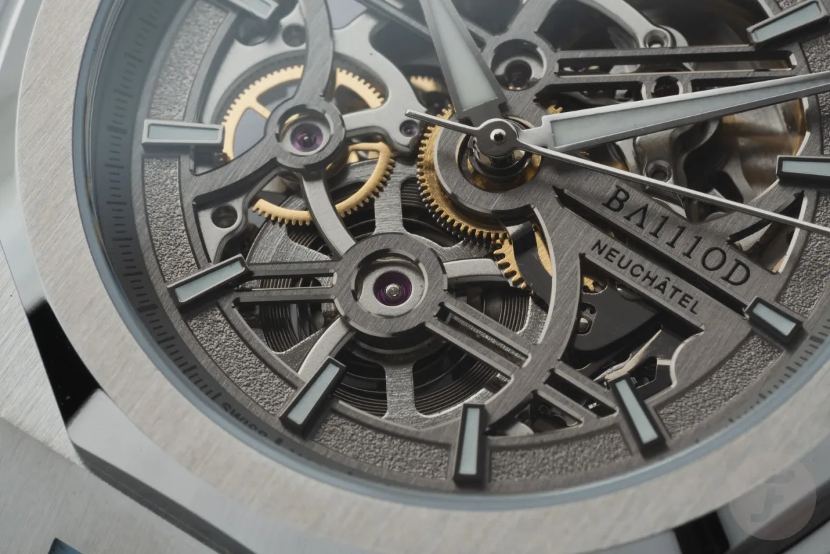 Open dial of BA111OD Chapter 7 Skeleton