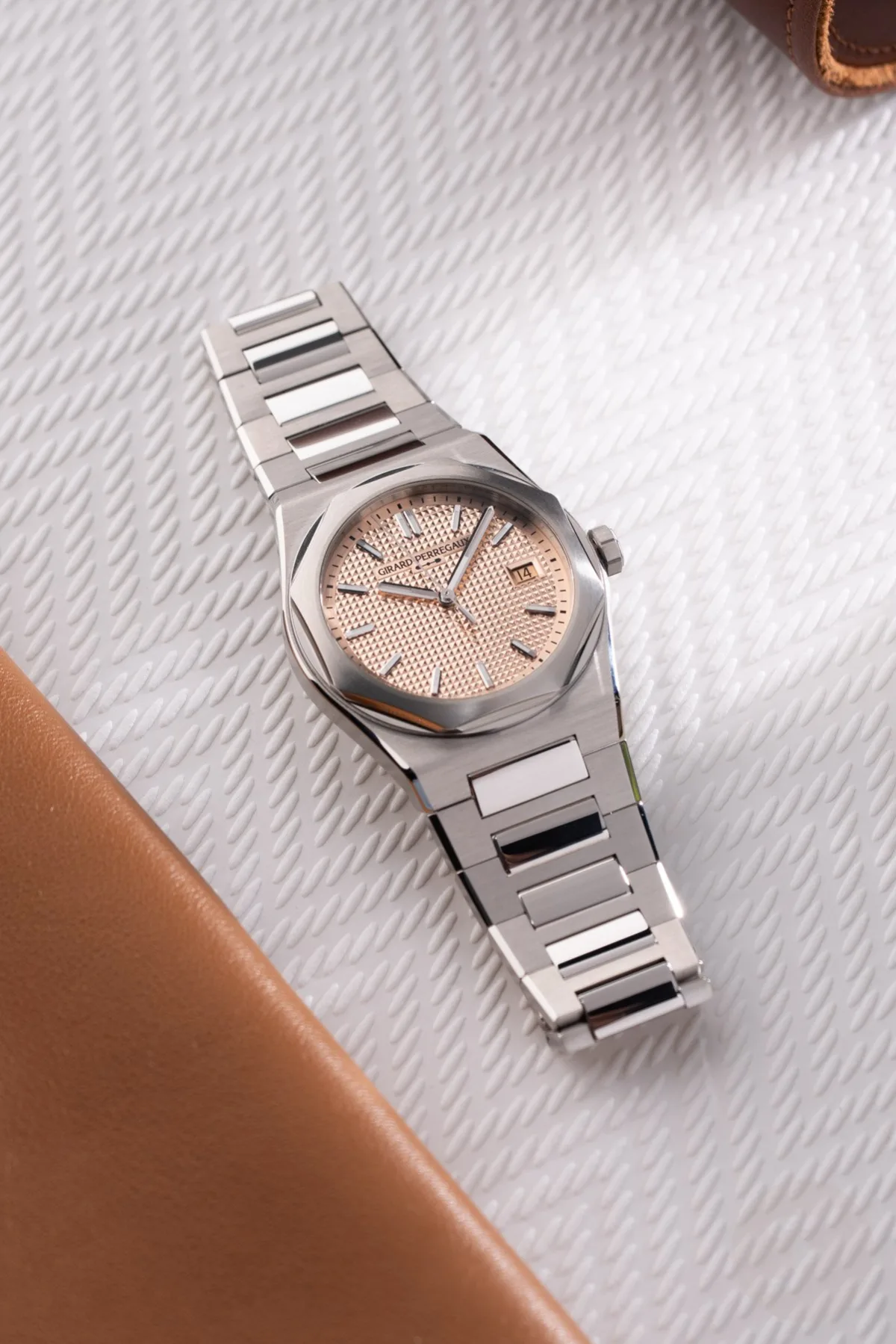Girard-Perregaux Laureato Fifty with Gold Dial