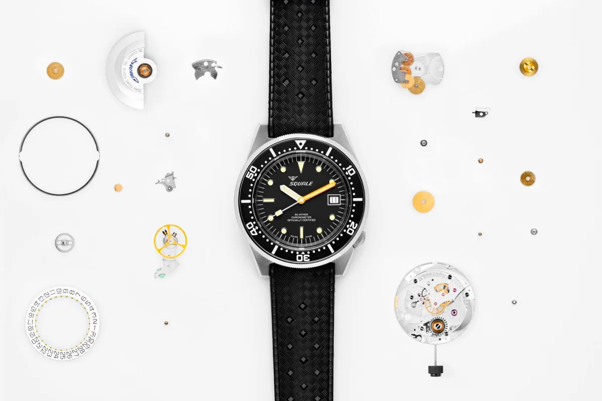 Squale 1521 dive watch with 500m water resistance