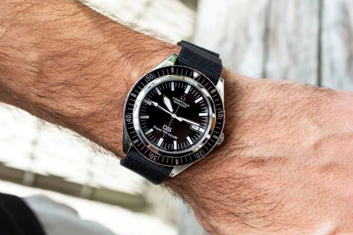 Certina DS Super PH500M dive watch with vintage design