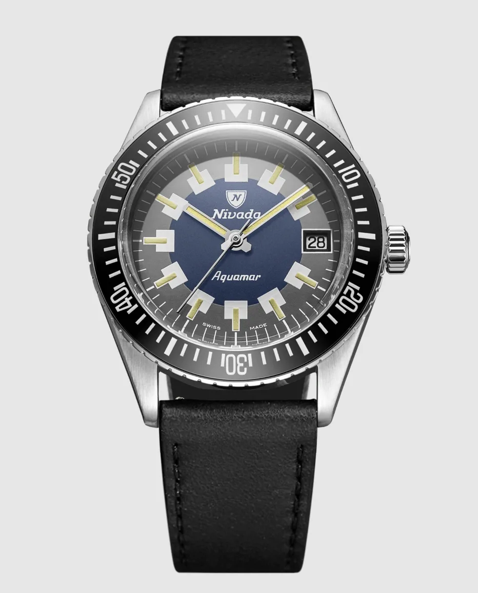 Nivada Grenchen Aquamar with 38mm case