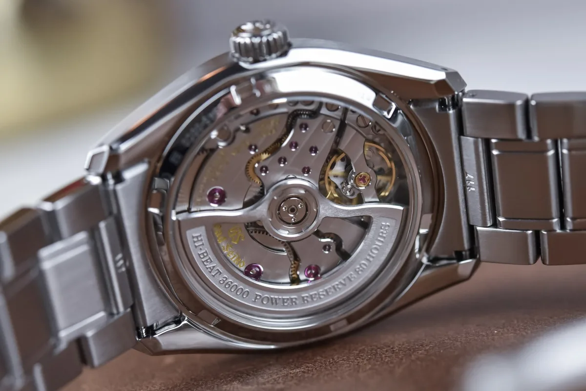 Grand Seiko SLGH005 movement and case back