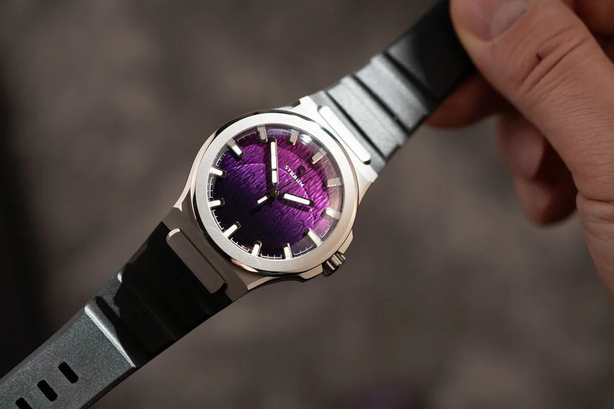 Straum Jan Mayen watch inspired by STEVE phenomenon