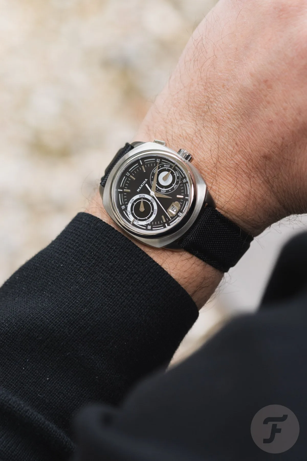 Makina Uriel_VII on the wrist